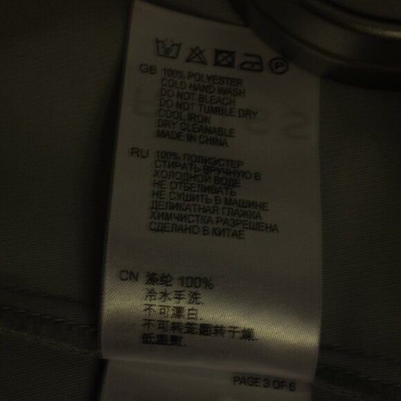 Reiss Mapel Wrap Top V-Neck Long Sleeve Blouse size 4 US - Picture 6 of 6